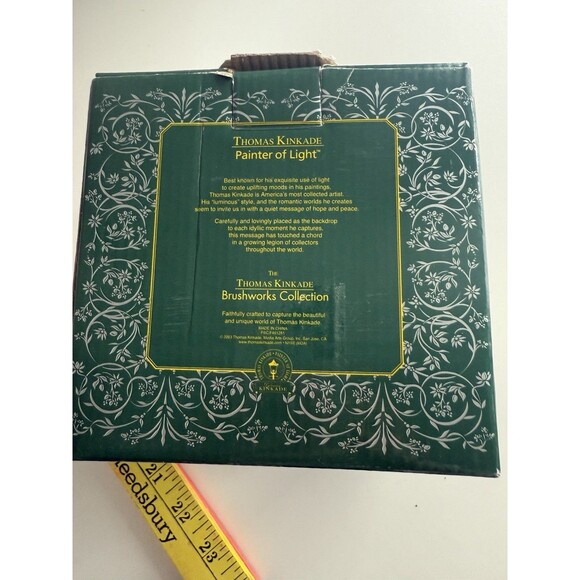 THOMAS KINKADE Painter Of Light Brushworks Collection Christmas Ornament Holiday - Picture 14 of 14